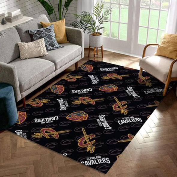Cleveland Cavaliers Area Rug NBA Area Rug Dining Room Rug Outdoor Rug Rectangle Carpet