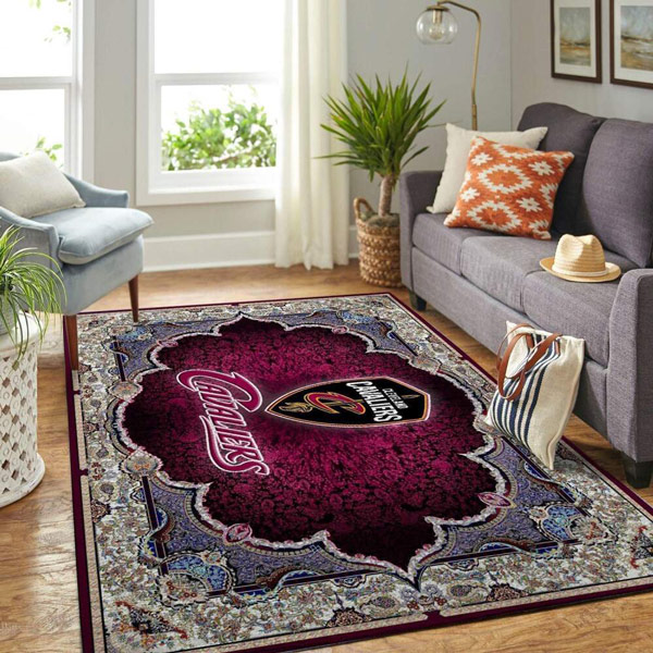 Cleveland Cavaliers Rug NBA Area Rug Dining Room Rugs Indoor Outdoor Rug Rectangle Carpet