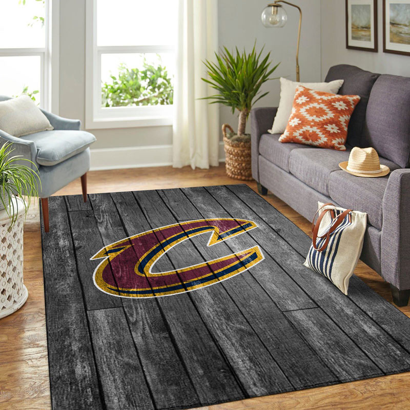 Cleveland Cavaliers Rug NBA Area Rug Bedroom Rug Indoor Rug Rectangle Carpet