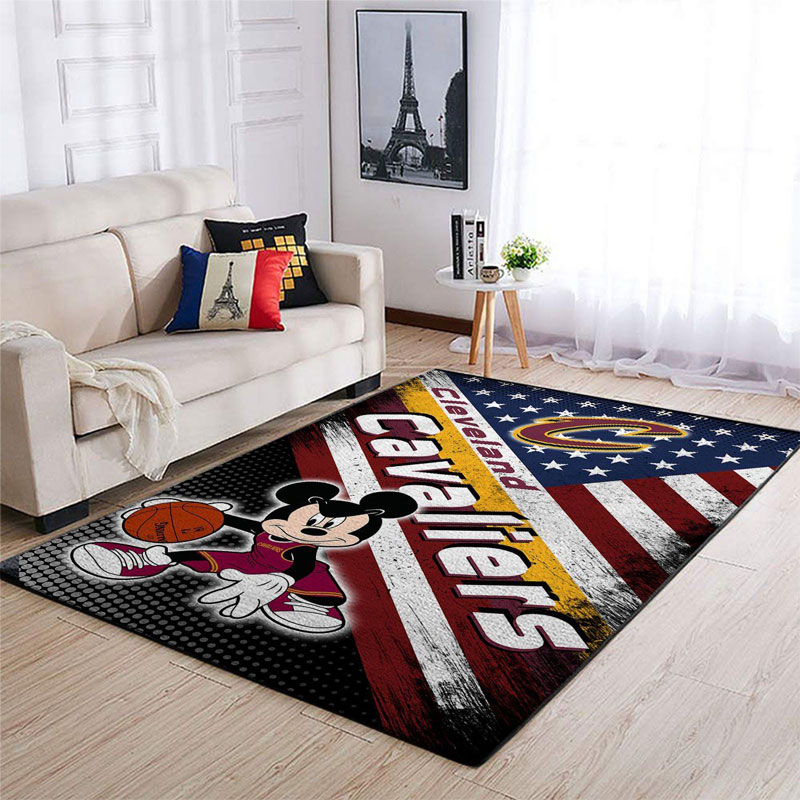 Cleveland Cavaliers Area Rug NBA Area Rug Living Room Area Rug Outdoor Rugs Rectangle Carpet