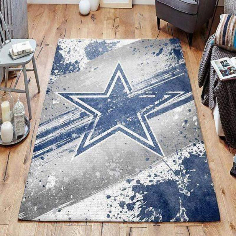 Dallas Cowboys Rug NFL Area Rug Dining Room Rugs Indoor Outdoor Rugs Rectangle Carpet