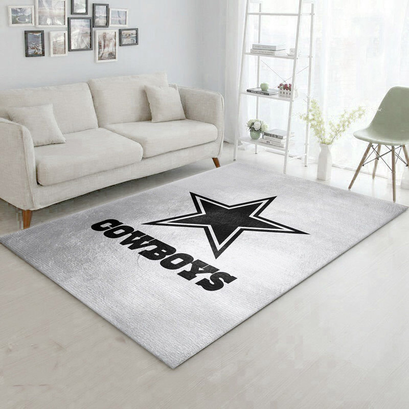Dallas Cowboys Rug NFL Area Rug Bathroom Rugs Indoor Outdoor Rug Rectangle Carpet