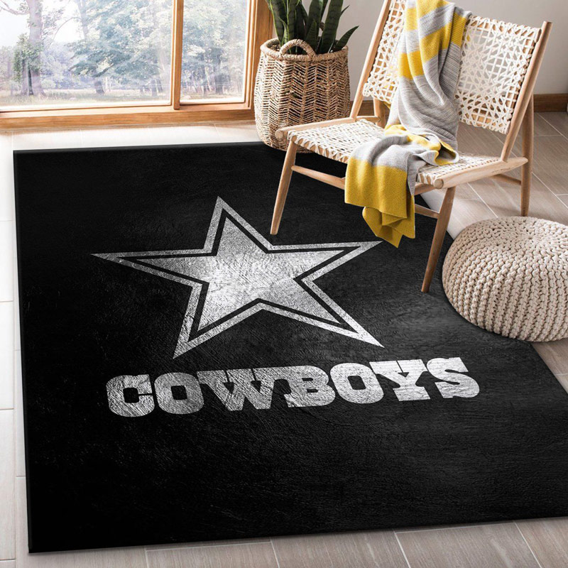 Dallas Cowboys Rug NFL Area Rug Bedroom Rug Indoor Outdoor Rug Rectangle Carpet