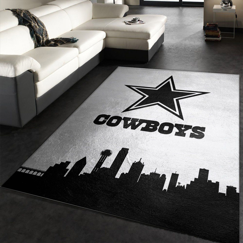 Dallas Cowboys Rug NFL Area Rug Dining Room Rugs Indoor Rug Rectangle Carpet