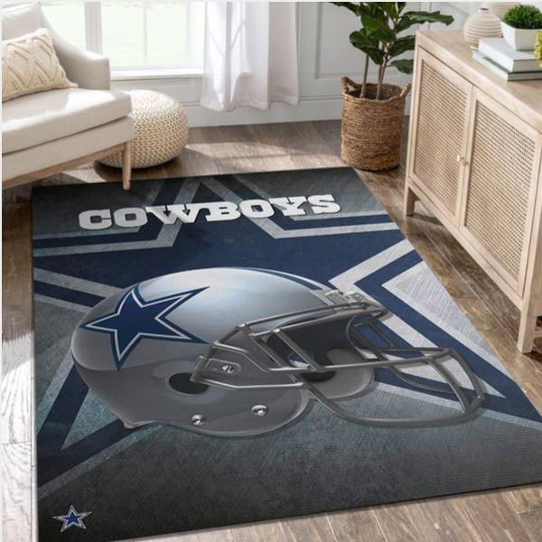 Dallas Cowboys Area Rug NFL Area Rug Bedroom Rug Indoor Outdoor Rug Rectangle Carpet