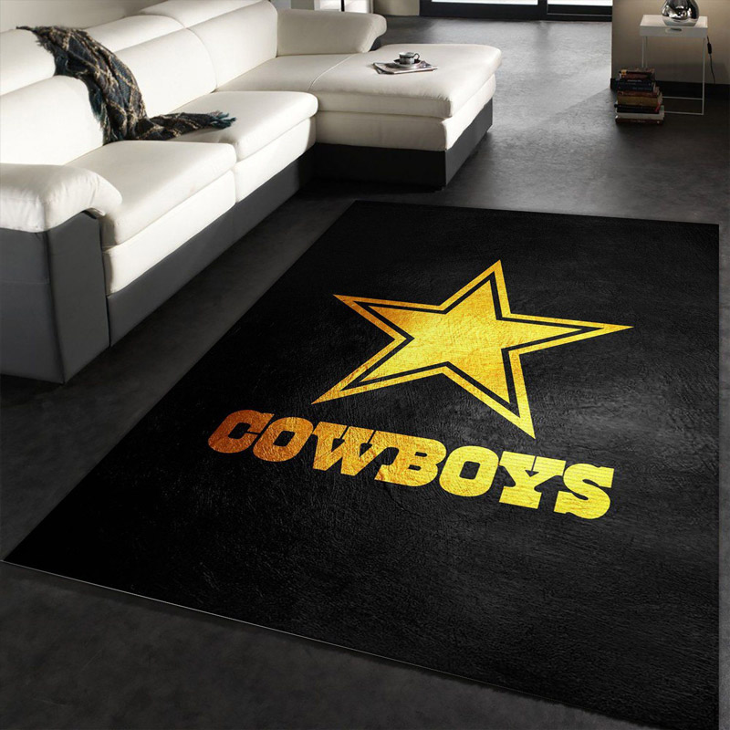 Dallas Cowboys Rug NFL Area Rug Bedroom Area Rug Indoor Outdoor Rug Rectangle Carpet