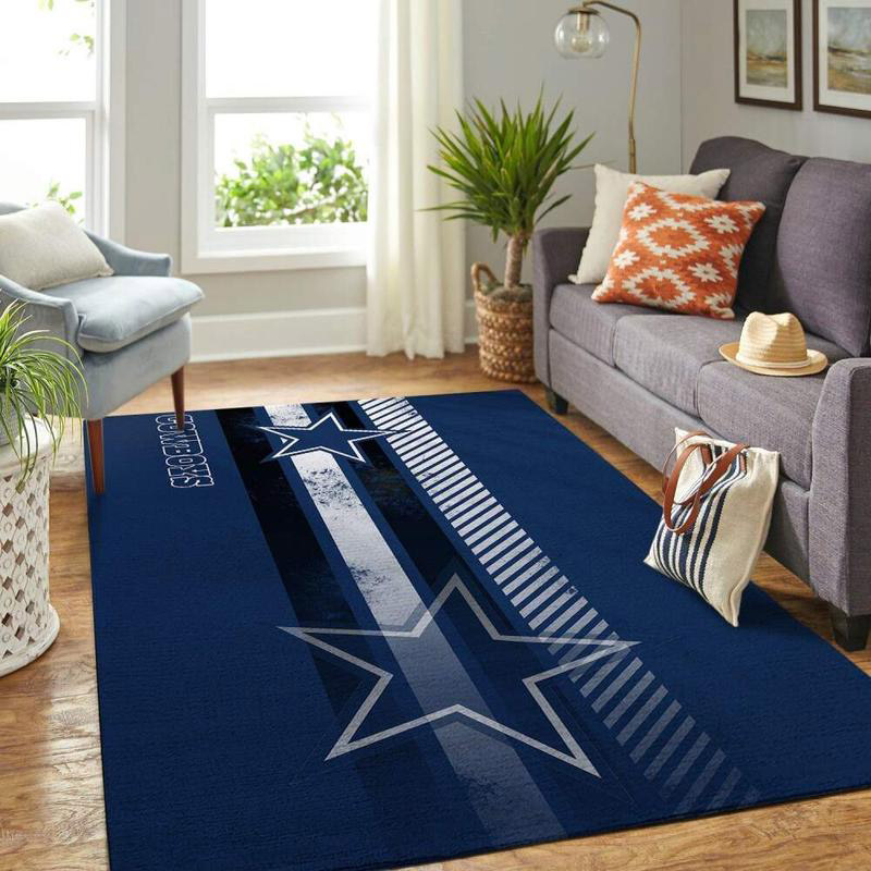 Dallas Cowboys Rug NFL Area Rug Living Room Rug Indoor Outdoor Rugs Rectangle Carpet