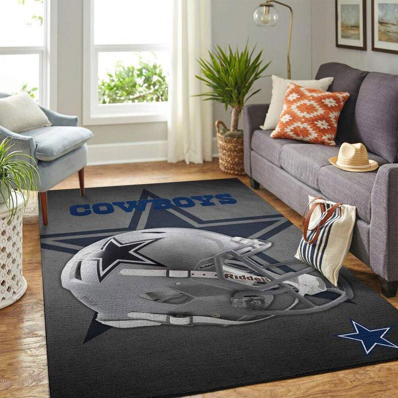 Dallas Cowboys Rug NFL Area Rug Dining Room Rug Outdoor Rugs Rectangle Carpet