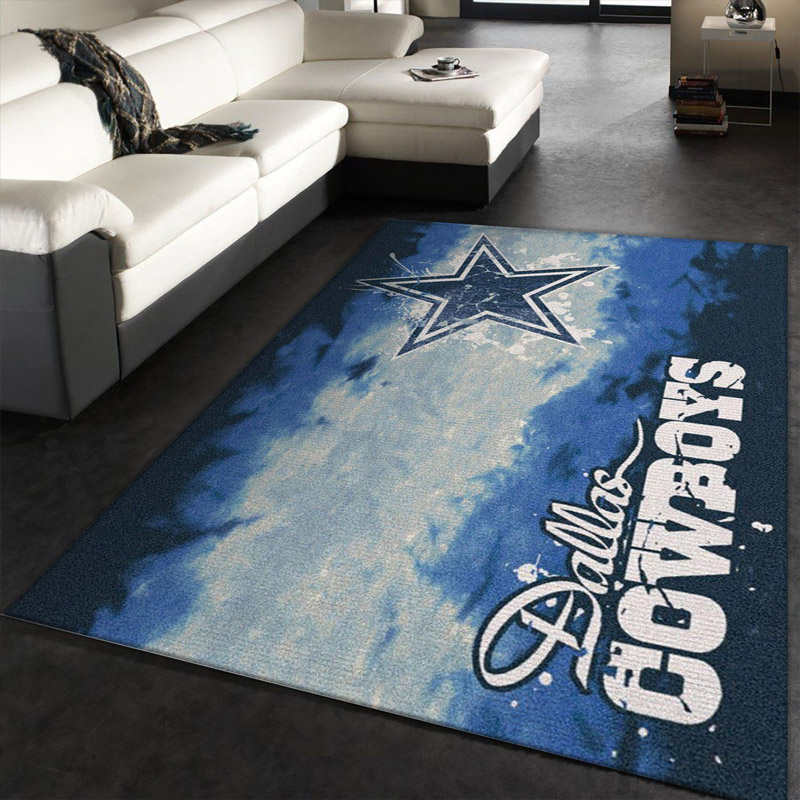 Dallas Cowboys Rug NFL Area Rug Living Room Rug Indoor Rug Rectangle Carpet