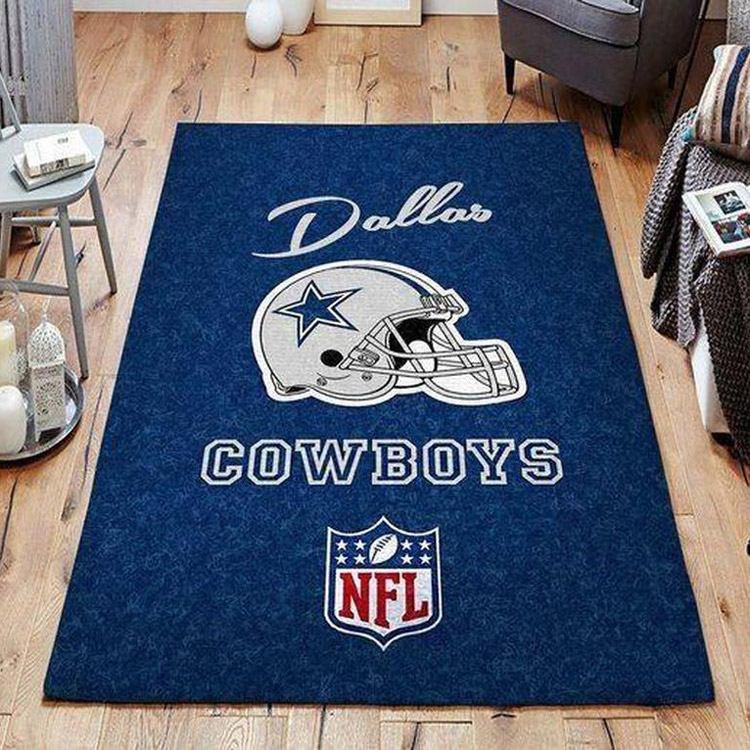 Dallas Cowboys Area Rug NFL Area Rug Bedroom Area Rug Indoor Outdoor Rugs Rectangle Carpet