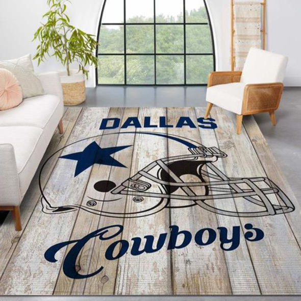 Dallas Cowboys Area Rug NFL Area Rug Bathroom Rug Indoor Outdoor Rugs Rectangle Carpet