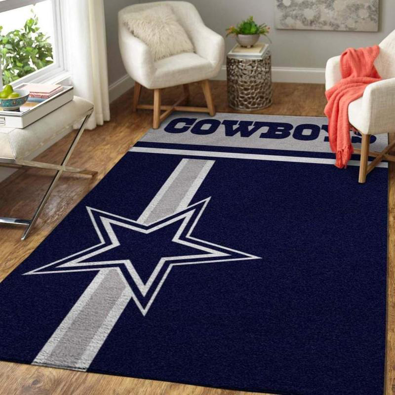 Dallas Cowboys Area Rug NFL Area Rug Bedroom Rug Outdoor Rug Rectangle Carpet