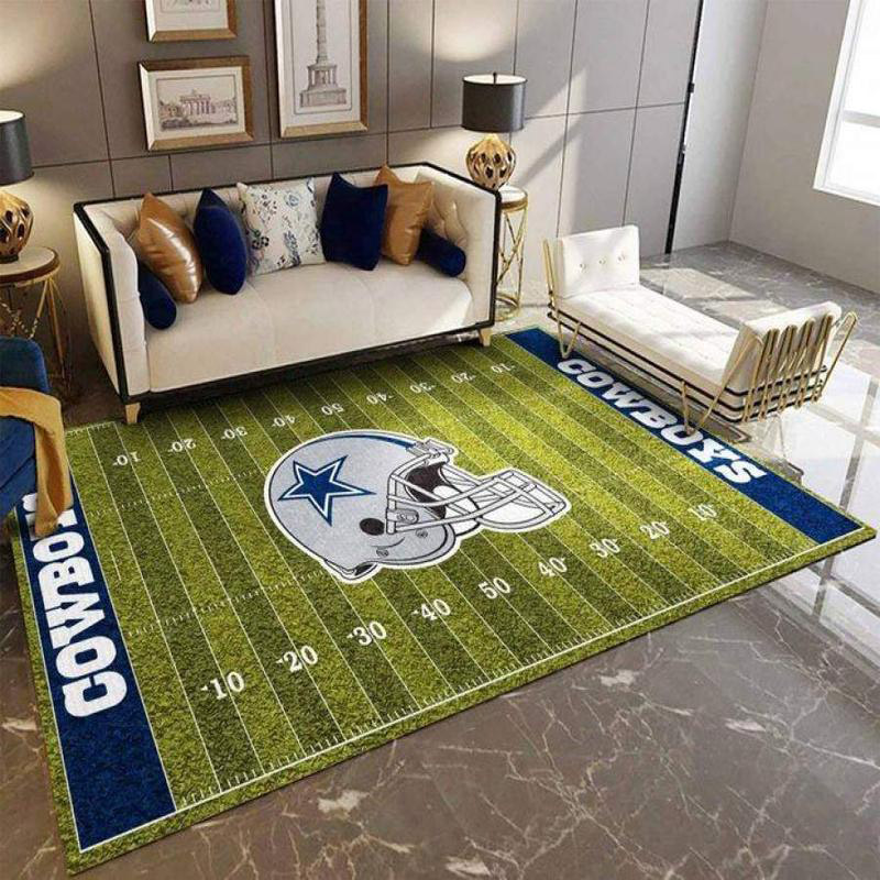 Dallas Cowboys Rug NFL Area Rug Living Room Area Rug Indoor Outdoor Rug Rectangle Carpet