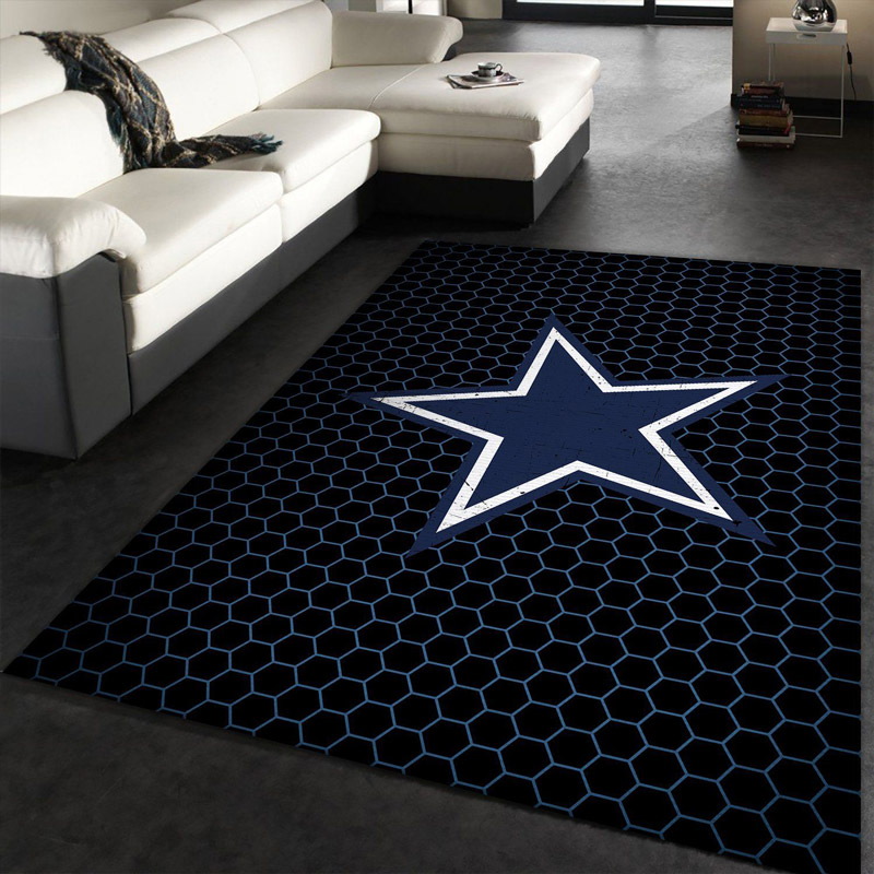 Dallas Cowboys Rug NFL Area Rug Dining Room Rug Indoor Outdoor Rug Rectangle Carpet