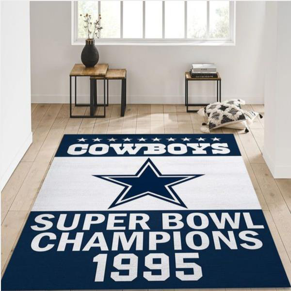 Dallas Cowboys Rug NFL Area Rug Bathroom Rug Indoor Rugs Rectangle Carpet