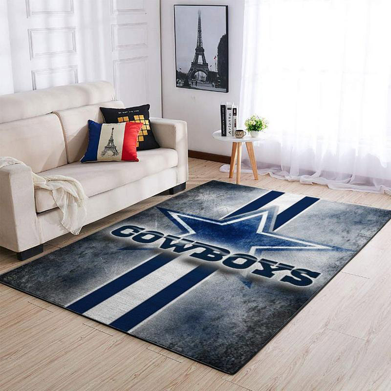 Dallas Cowboys Rug NFL Area Rug Living Room Rug Outdoor Rug Rectangle Carpet