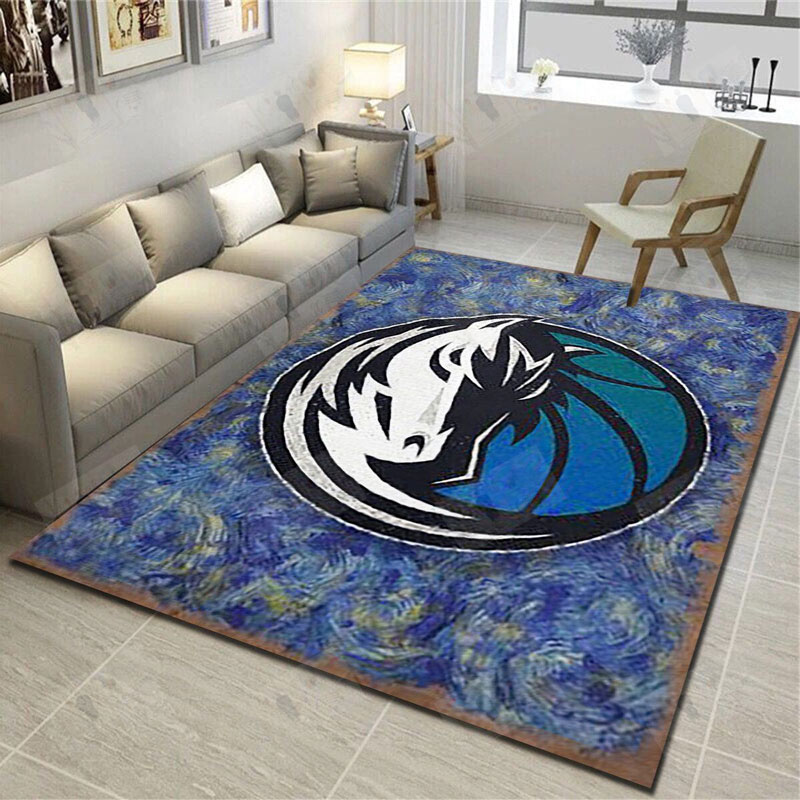 Dallas Mavericks Area Rug NBA Area Rug Bathroom Rugs Outdoor Rug Rectangle Carpet