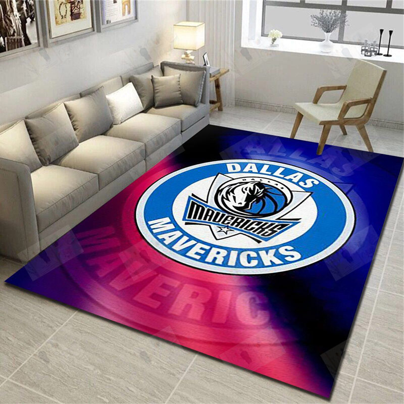 Dallas Mavericks Area Rug NBA Area Rug Living Room Area Rug Indoor Outdoor Rugs Rectangle Carpet