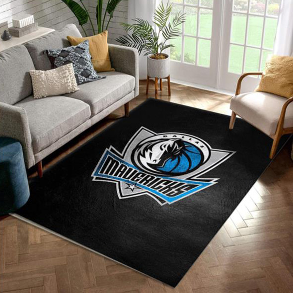 Dallas Mavericks Area Rug NBA Area Rug Bedroom Area Rug Indoor Outdoor Rug Rectangle Carpet