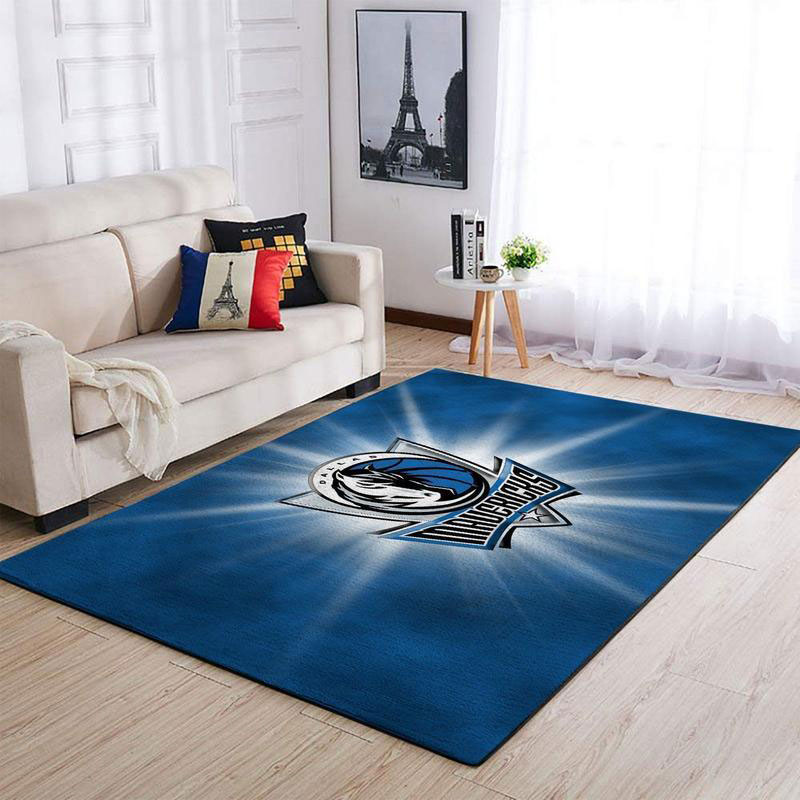 Dallas Mavericks Area Rug NBA Area Rug Bathroom Rug Indoor Outdoor Rug Rectangle Carpet
