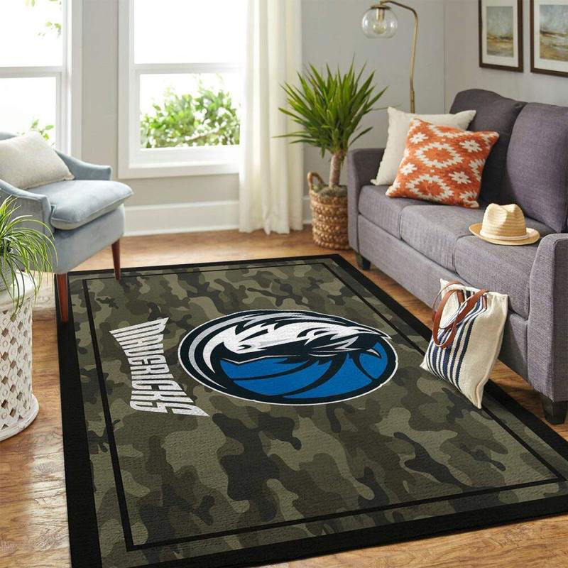Dallas Mavericks Rug NBA Area Rug Bedroom Rug Indoor Outdoor Rug Rectangle Carpet