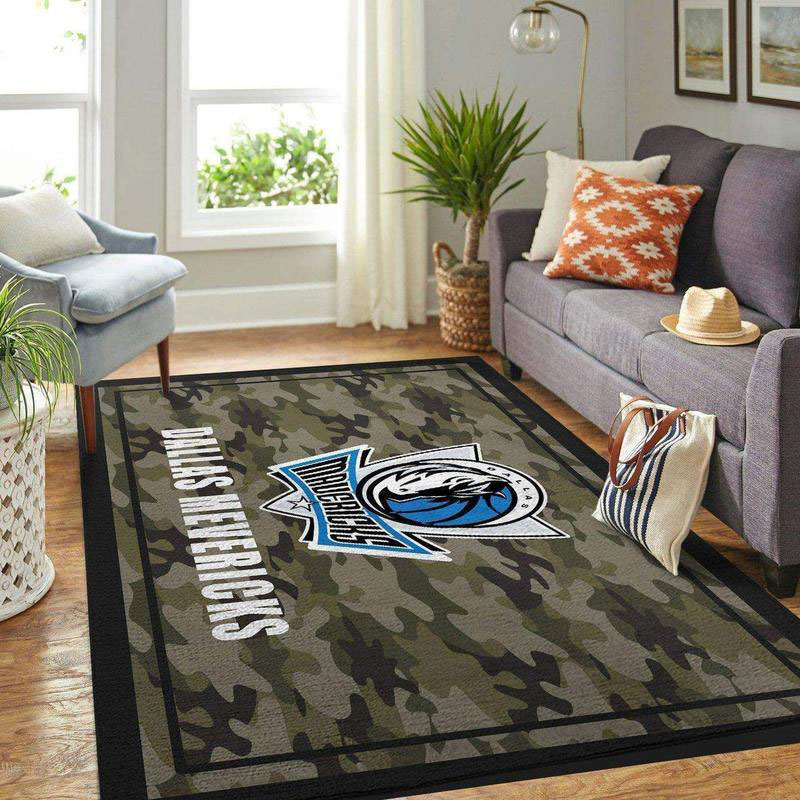 Dallas Mavericks Rug NBA Area Rug Bathroom Rug Outdoor Rugs Rectangle Carpet