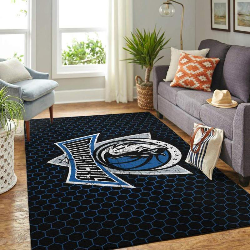 Dallas Mavericks Rug NBA Area Rug Living Room Rug Outdoor Rugs Rectangle Carpet
