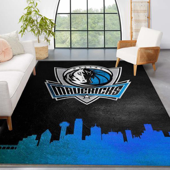 Dallas Mavericks Area Rug NBA Area Rug Bedroom Area Rug Outdoor Rug Rectangle Carpet