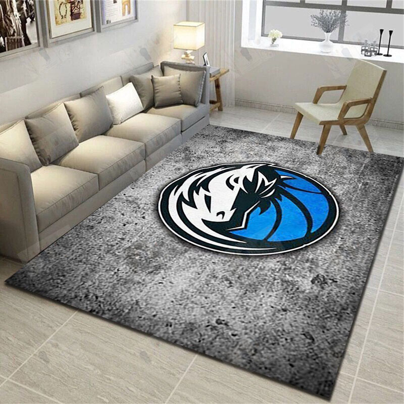 Dallas Mavericks Area Rug NBA Area Rug Bathroom Rug Outdoor Rug Rectangle Carpet