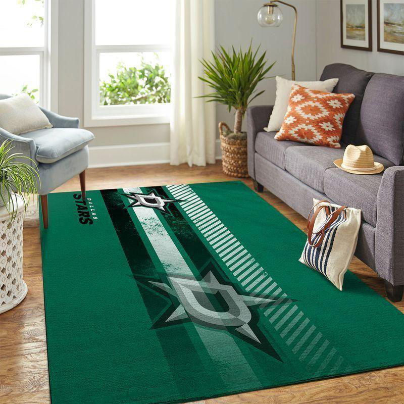 Dallas Stars Rug NHL Area Rug Living Room Rug Indoor Outdoor Rugs Rectangle Carpet