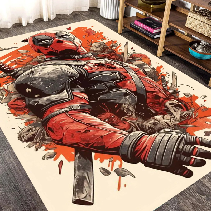 Deadpool Area Rug Deadpool Carpet Dining Room Rugs Indoor Outdoor Rug