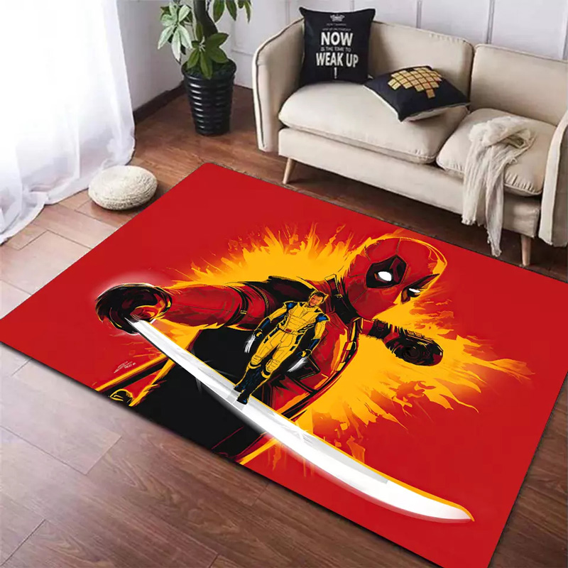 Deadpool Rug Deadpool Carpet Bedroom Rug Indoor Rug