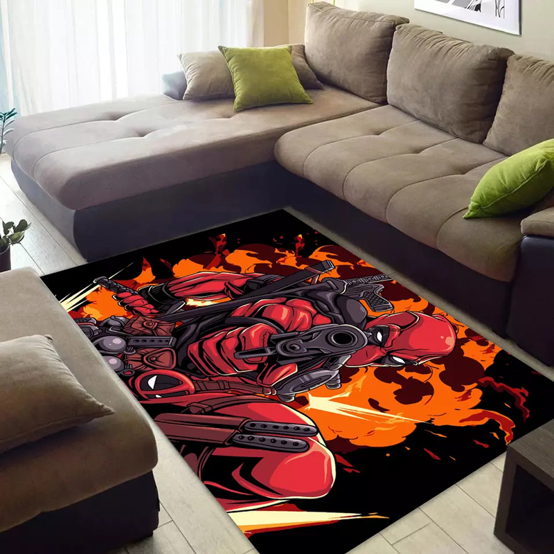 Deadpool Rug Deadpool Carpet Dining Room Rug Indoor Rug