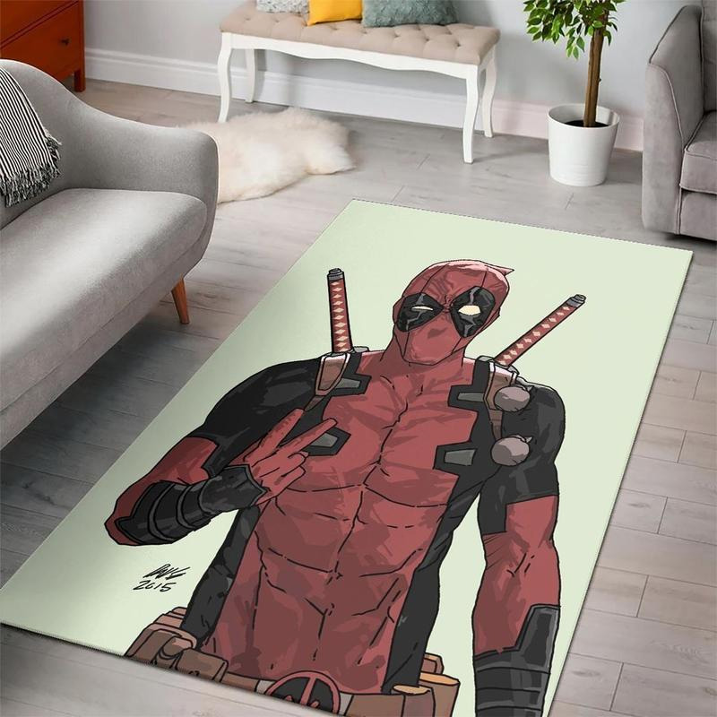 Deadpool Rug Deadpool Carpet Dining Room Rug Indoor Rug