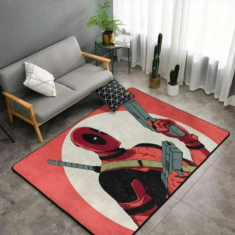 Deadpool Rug Deadpool Carpet Living Room Area Rug Indoor Rug