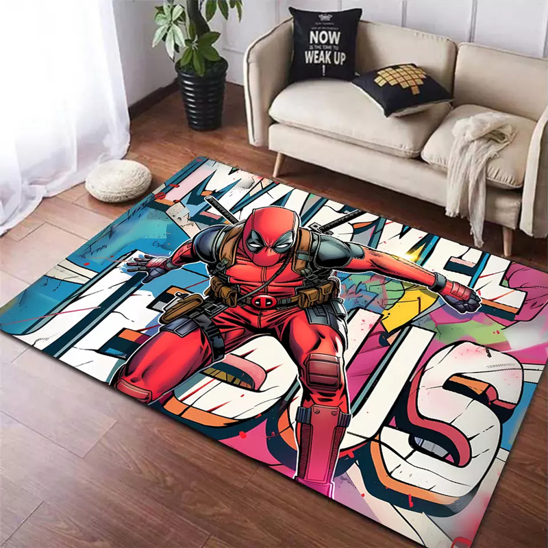 Deadpool Rug Deadpool Carpet Living Room Area Rug Indoor Rug