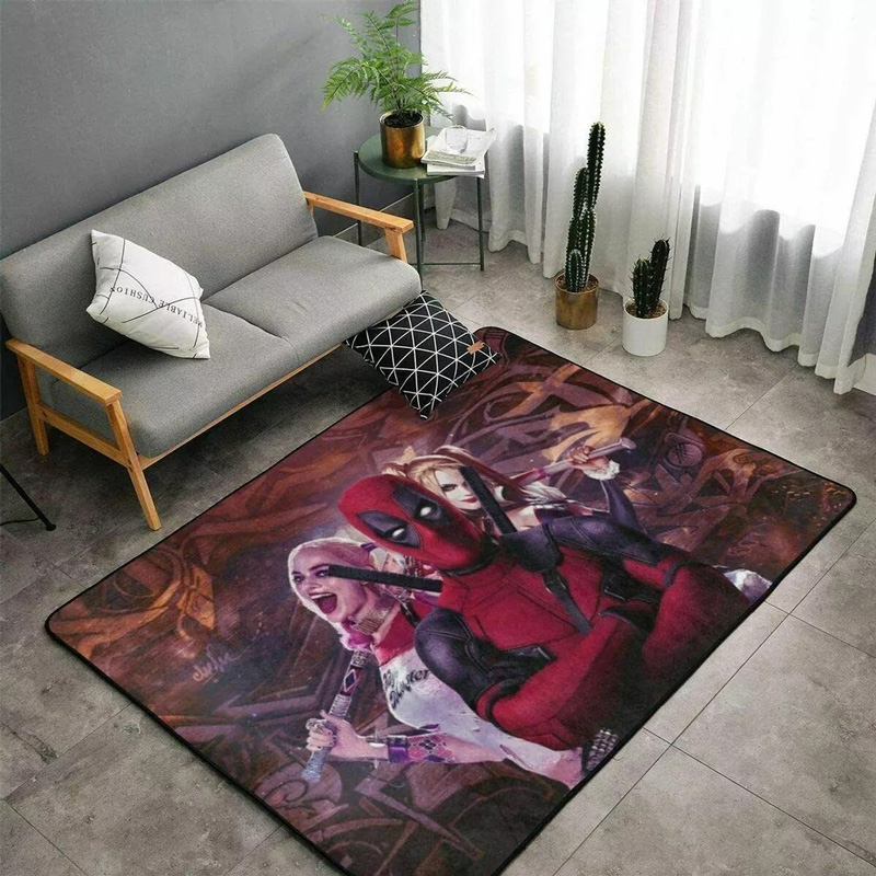Deadpool Rug Deadpool Carpet Living Room Area Rug Indoor Rug