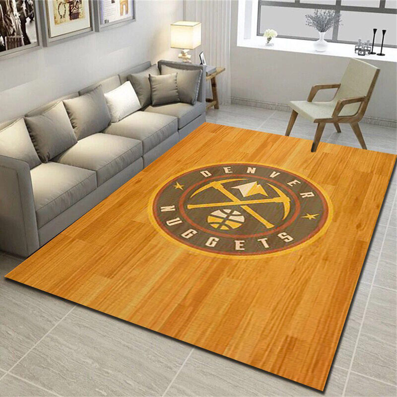 Denver Nuggets Rug NBA Area Rug Bedroom Rug Indoor Outdoor Rugs Rectangle Carpet