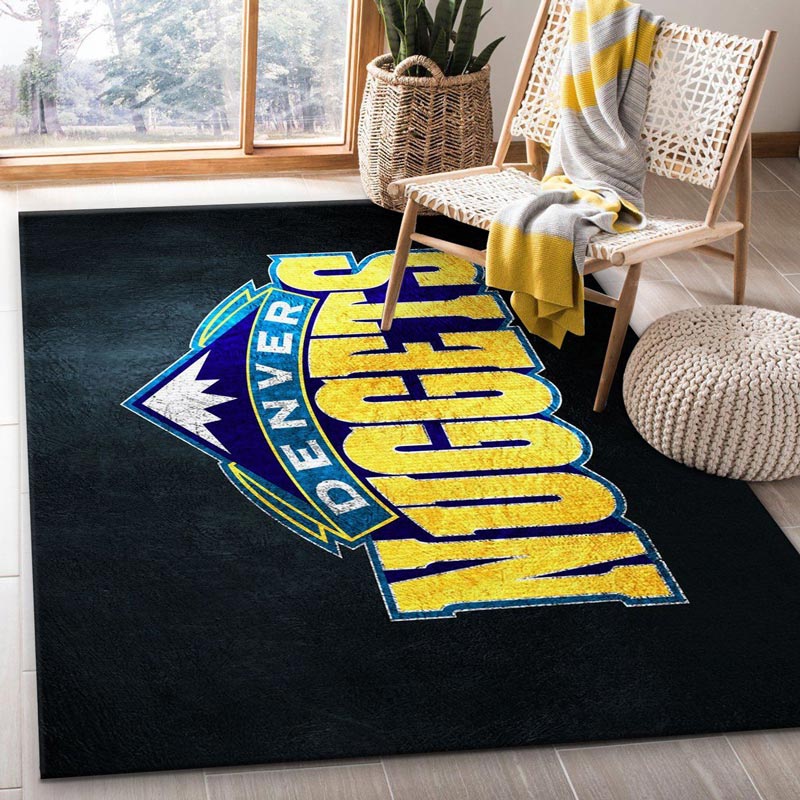 Denver Nuggets Rug NBA Area Rug Living Room Rug Outdoor Rug Rectangle Carpet