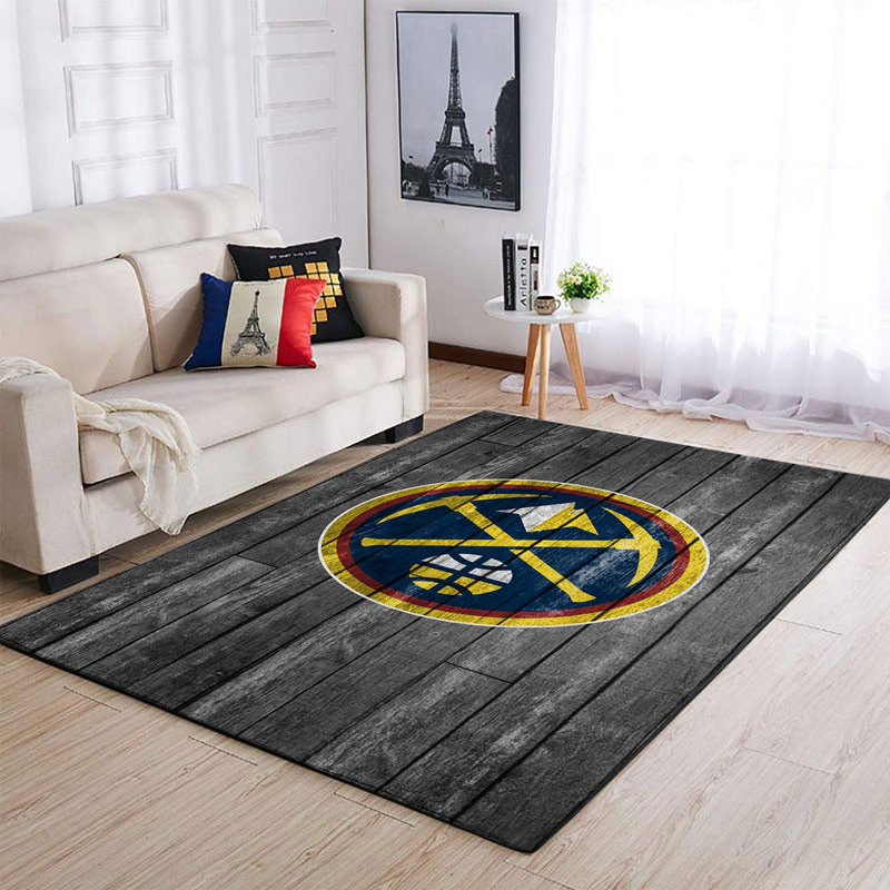 Denver Nuggets Area Rug NBA Area Rug Dining Room Rug Indoor Outdoor Rug Rectangle Carpet