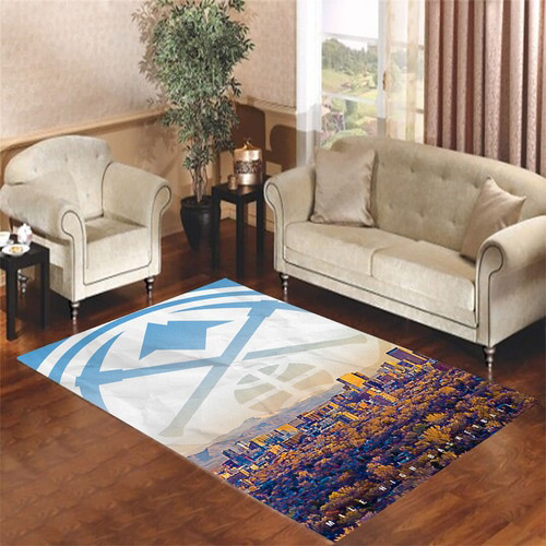 Denver Nuggets Area Rug NBA Area Rug Bathroom Rugs Outdoor Rug Rectangle Carpet