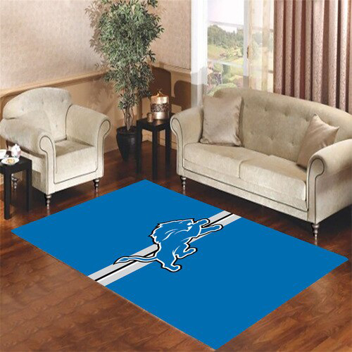 Detroit Lions Rug NFL Area Rug Bedroom Area Rug Outdoor Rug Rectangle Carpet