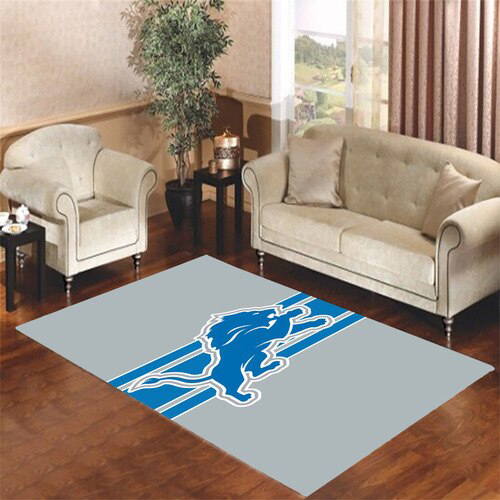 Detroit Lions Rug NFL Area Rug Dining Room Rugs Outdoor Rug Rectangle Carpet