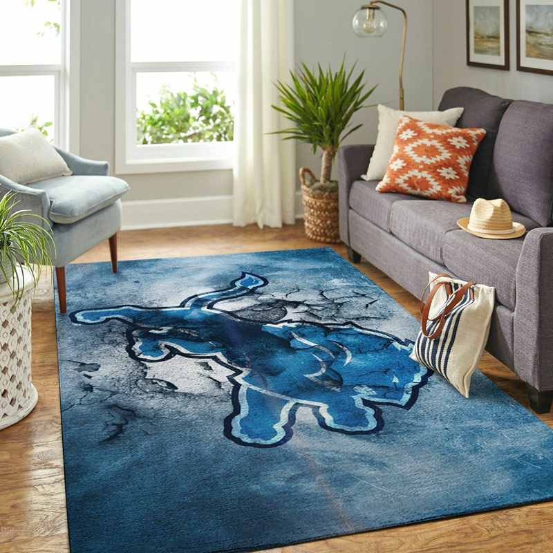 Detroit Lions Rug NFL Area Rug Bedroom Area Rug Indoor Outdoor Rugs Rectangle Carpet