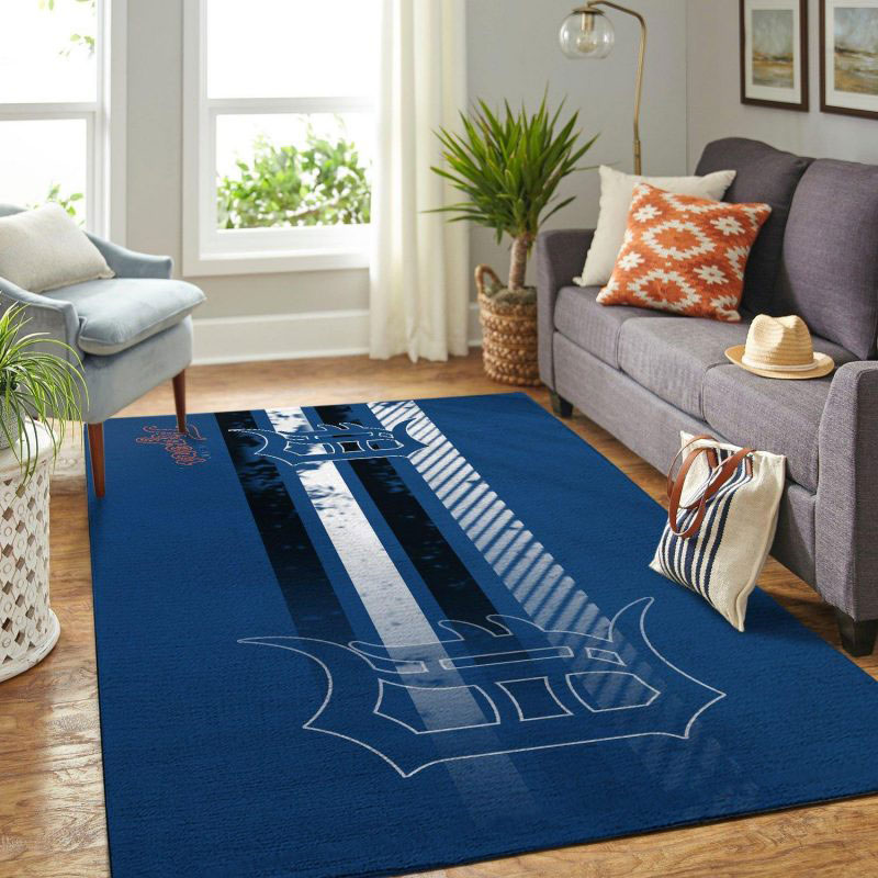 Detroit Tigers Rug MLB Area Rug Dining Room Rugs Indoor Outdoor Rug Rectangle Carpet