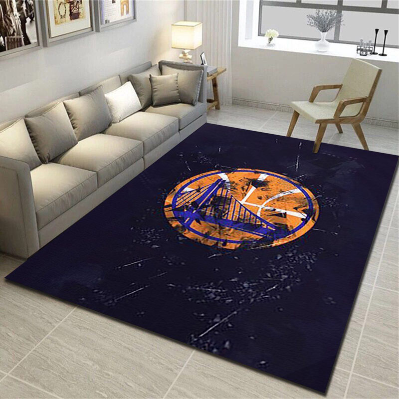 Golden State Warriors Rug NBA Area Rug Kitchen Rug Indoor Outdoor Rugs Rectangle Carpet