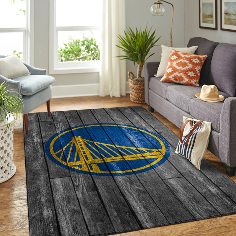 Golden State Warriors Rug NBA Area Rug Bedroom Rug Indoor Outdoor Rug Rectangle Carpet