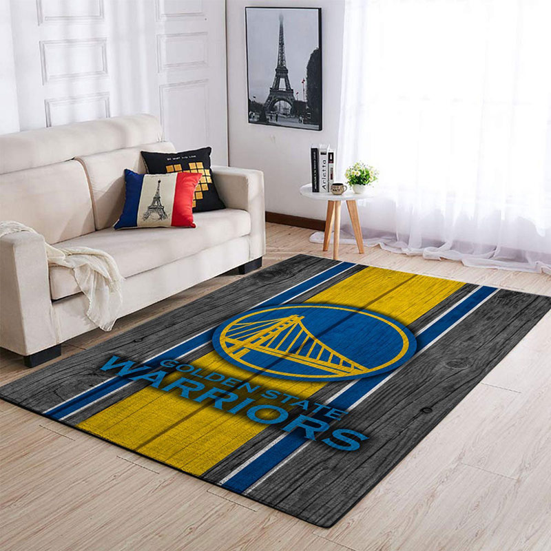 Golden State Warriors Rug NBA Area Rug Bathroom Rugs Indoor Outdoor Rug Rectangle Carpet