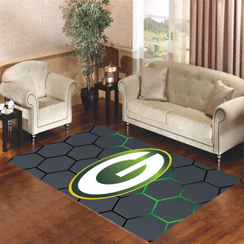 Green Bay Packers Rug NFL Area Rug Bathroom Rugs Outdoor Rug Rectangle Carpet
