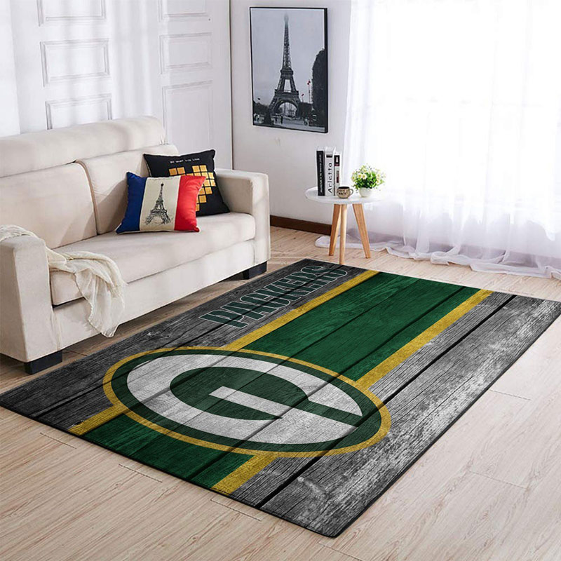 Green Bay Packers Rug NFL Area Rug Bathroom Rugs Indoor Outdoor Rug Rectangle Carpet